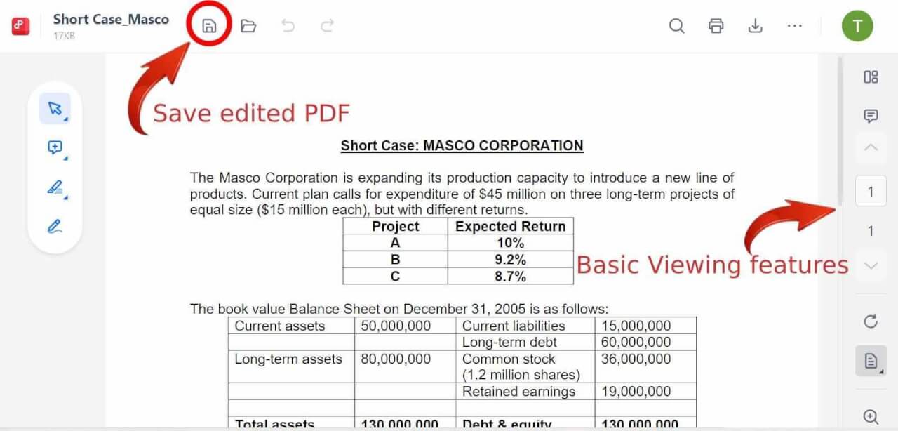 WPS PDF Extension basic view features