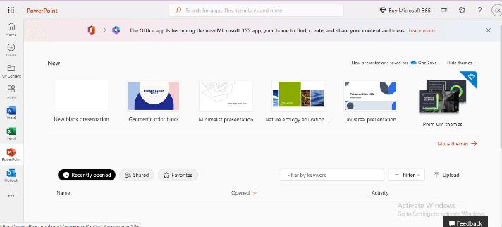 After Microsoft successful login
