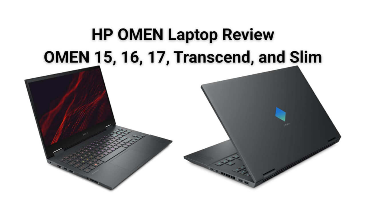 HP OMEN Laptop 5, 16, 17, Transcend, and Slim