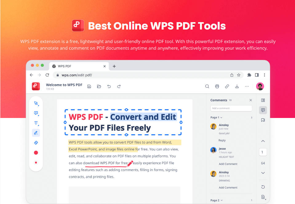 WPS PDF Extension feature showcase.png