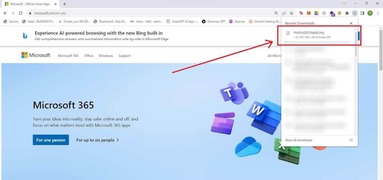 Microsoft Office 2021 Professional Plus görüntü dosyasını indirme