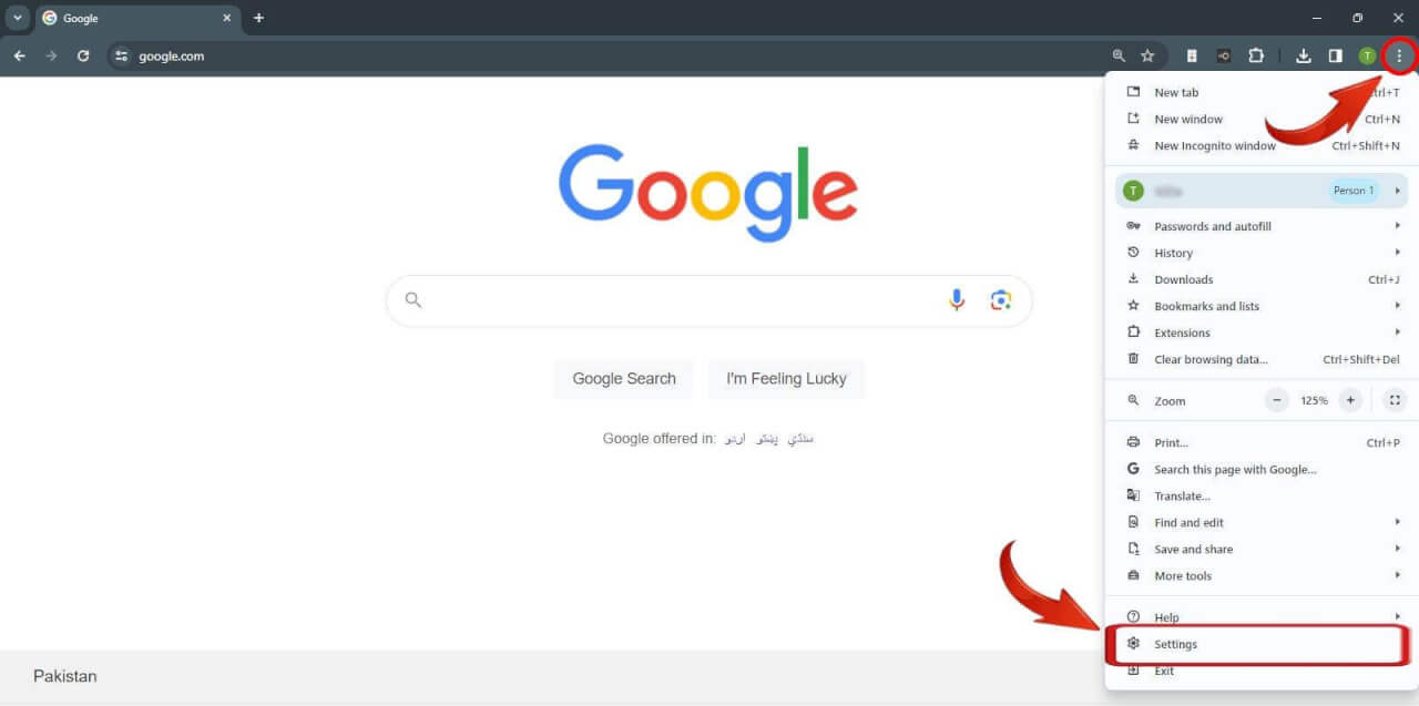  Google Chrome Settings