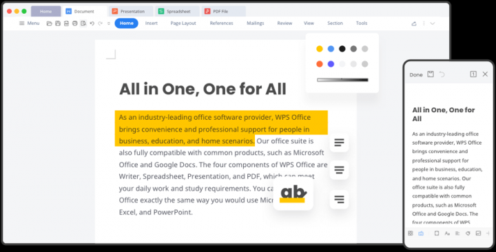 Escritor do WPS Office