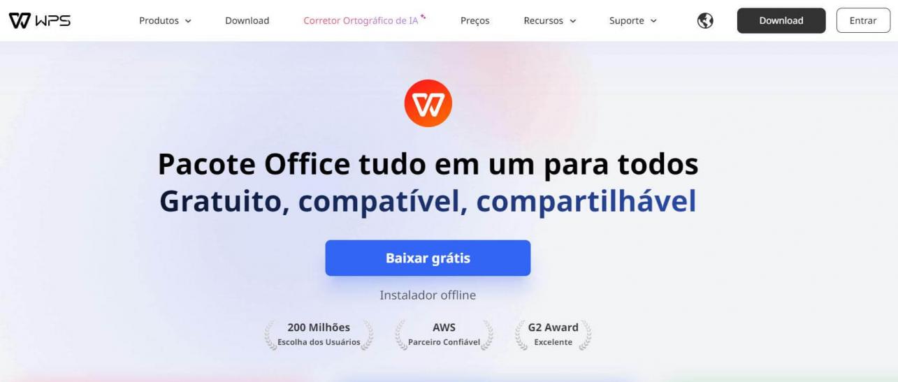 Baixando o WPS Office