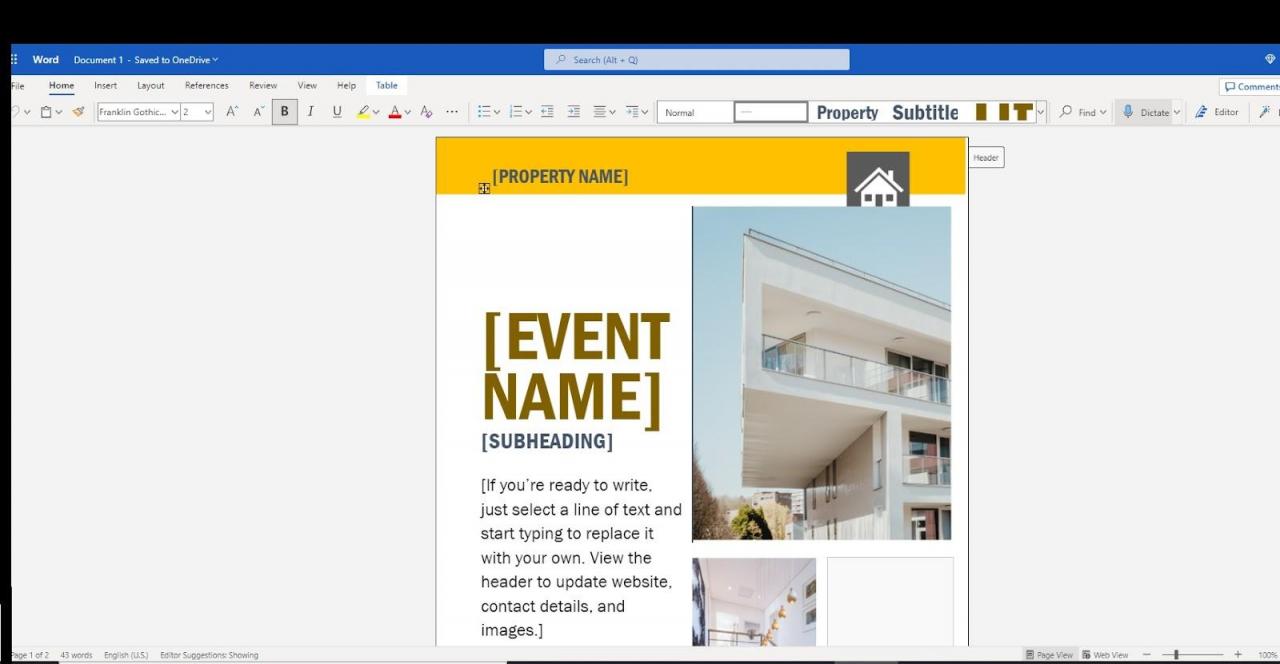 Microsoft Word عبر الإنترنت