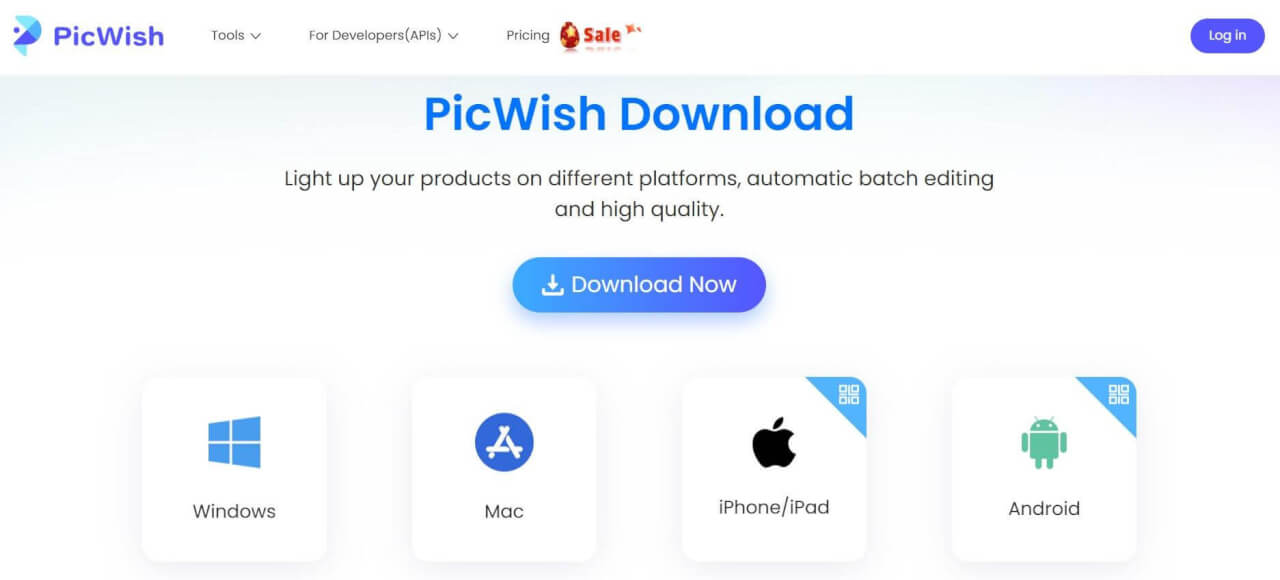  PicWish Homepage