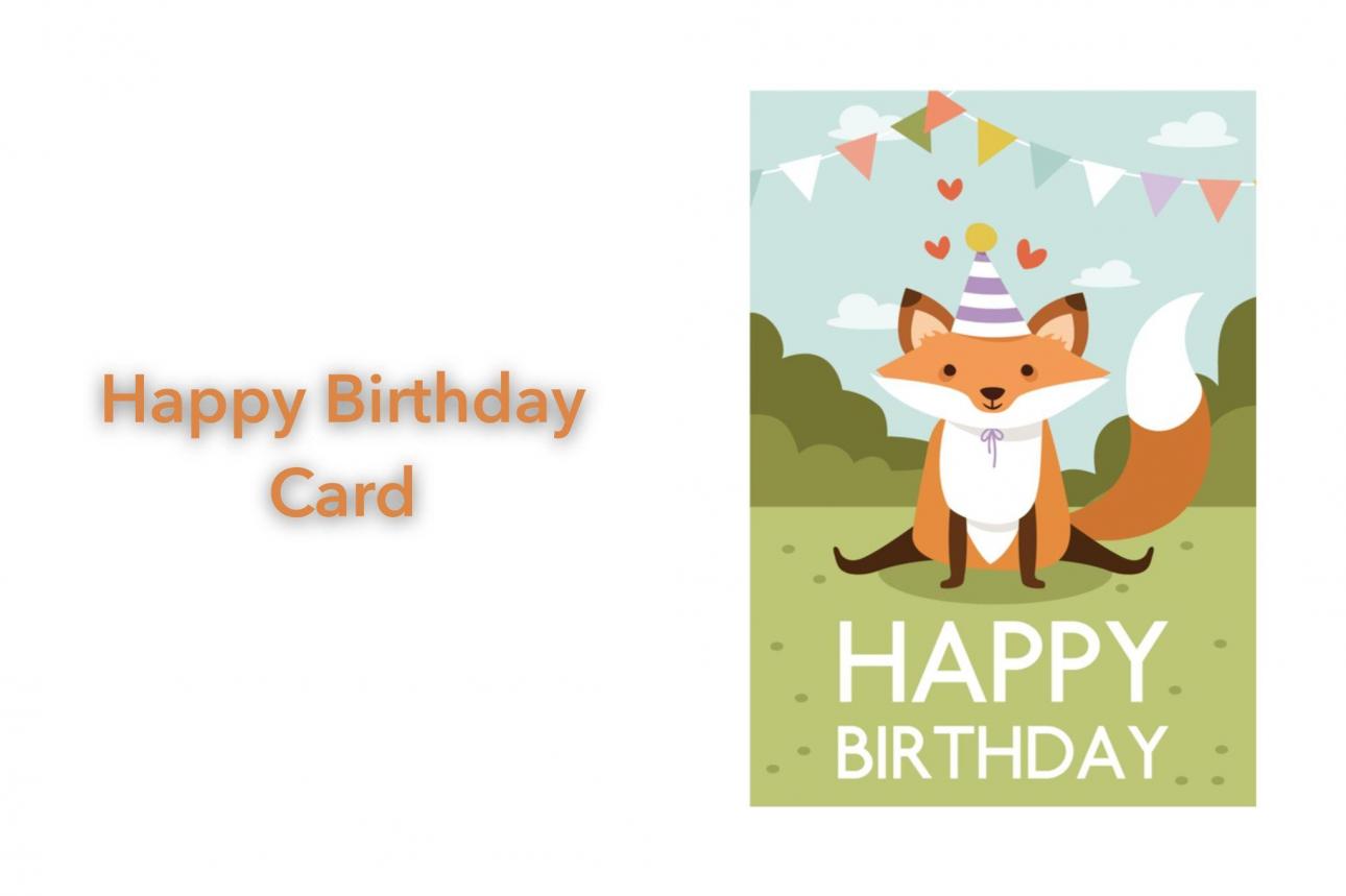 Happy Birthday Card Template