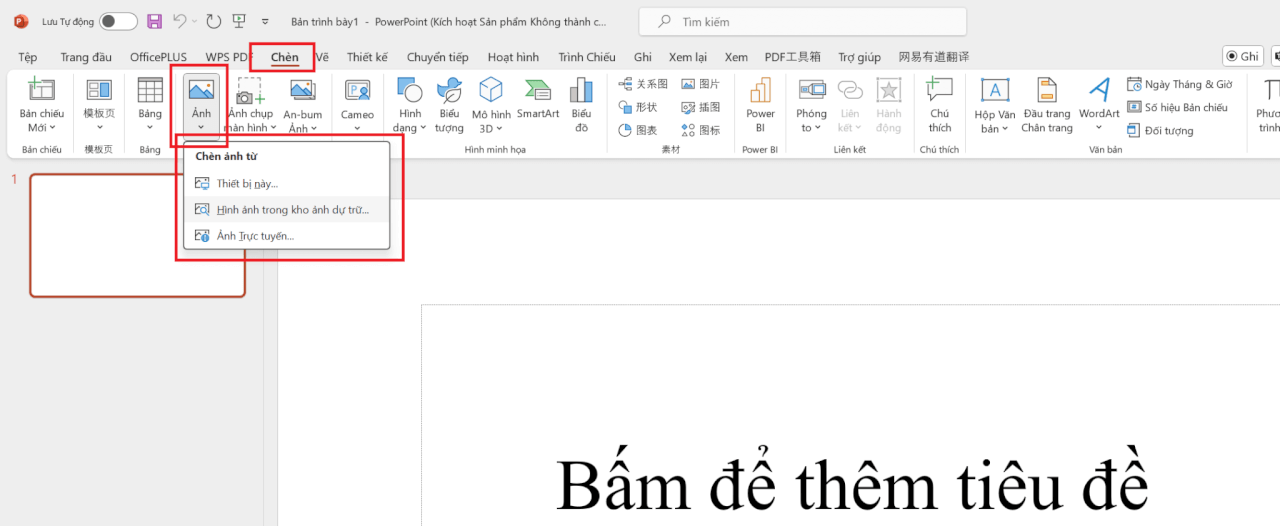 Hướng dẫn hình ảnh cổ phiếu trong PowerPoint