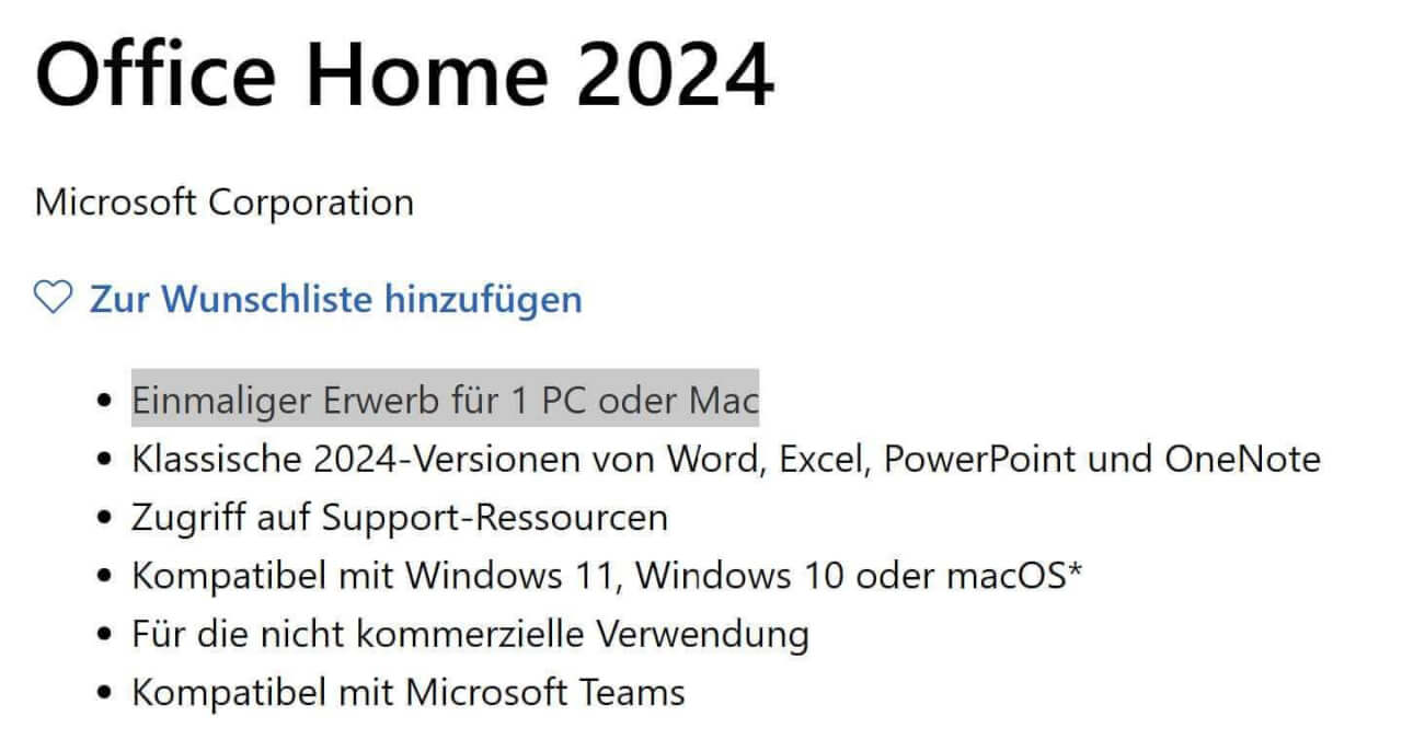 Office Home Produktbeschreibung