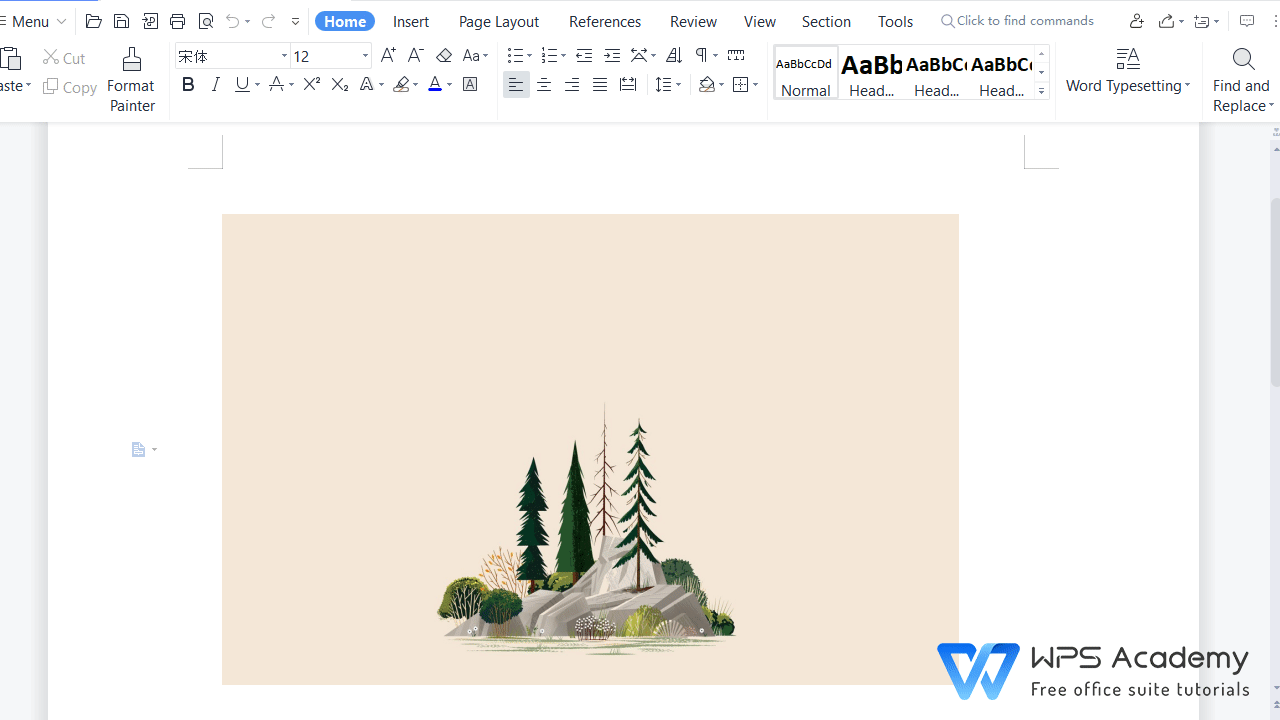 Quickly change the background transparency of image in WPS Office Word ...