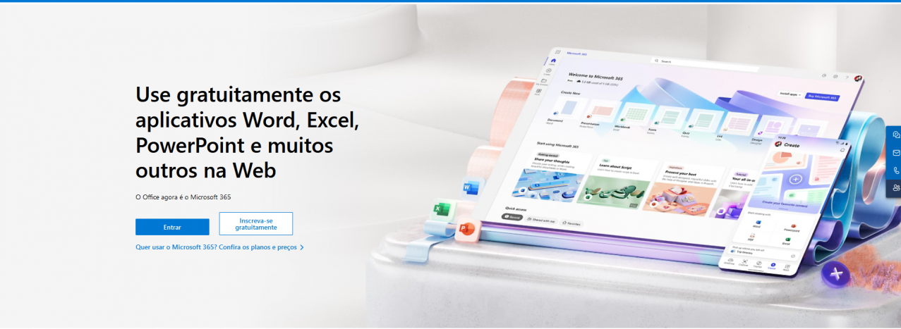 página do Word Online