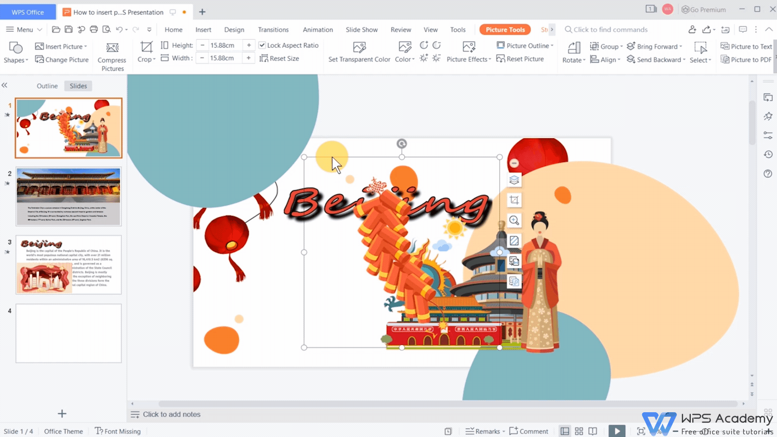 How to insert pictures in WPS Presentation | WPS Office Academy