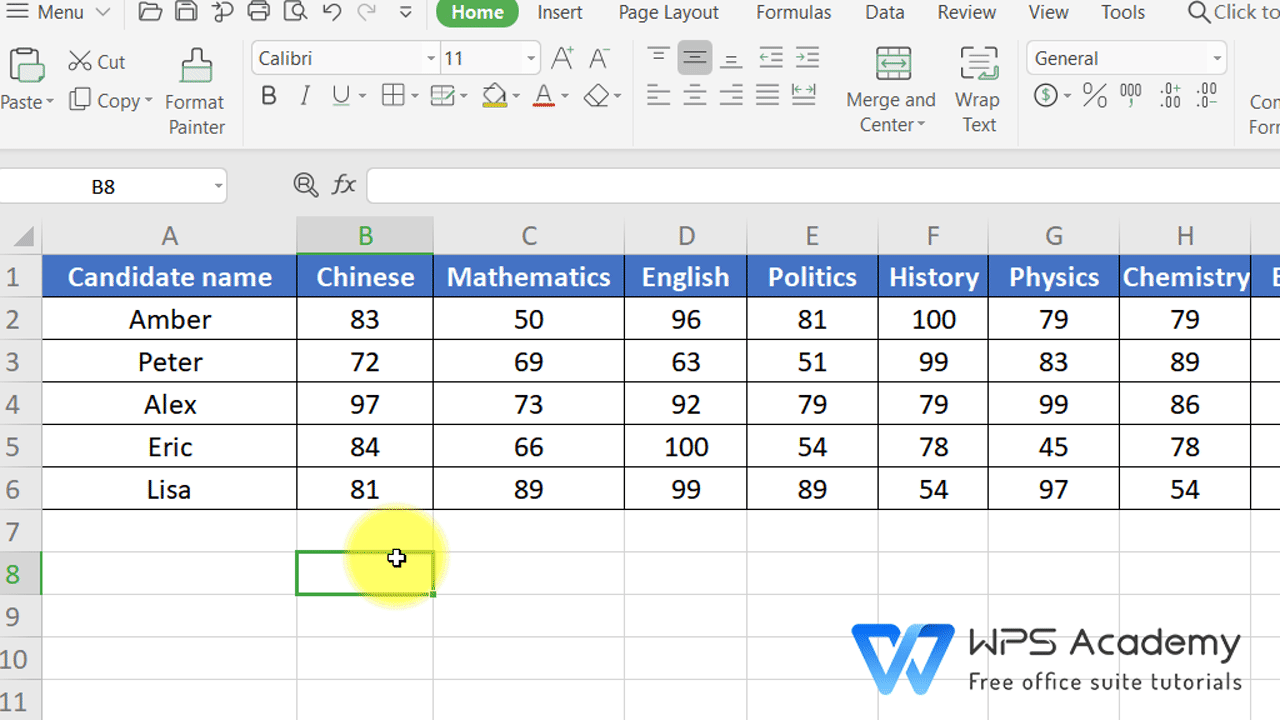 How to insert a chart in WPS Spreadsheet | WPS Office Academy