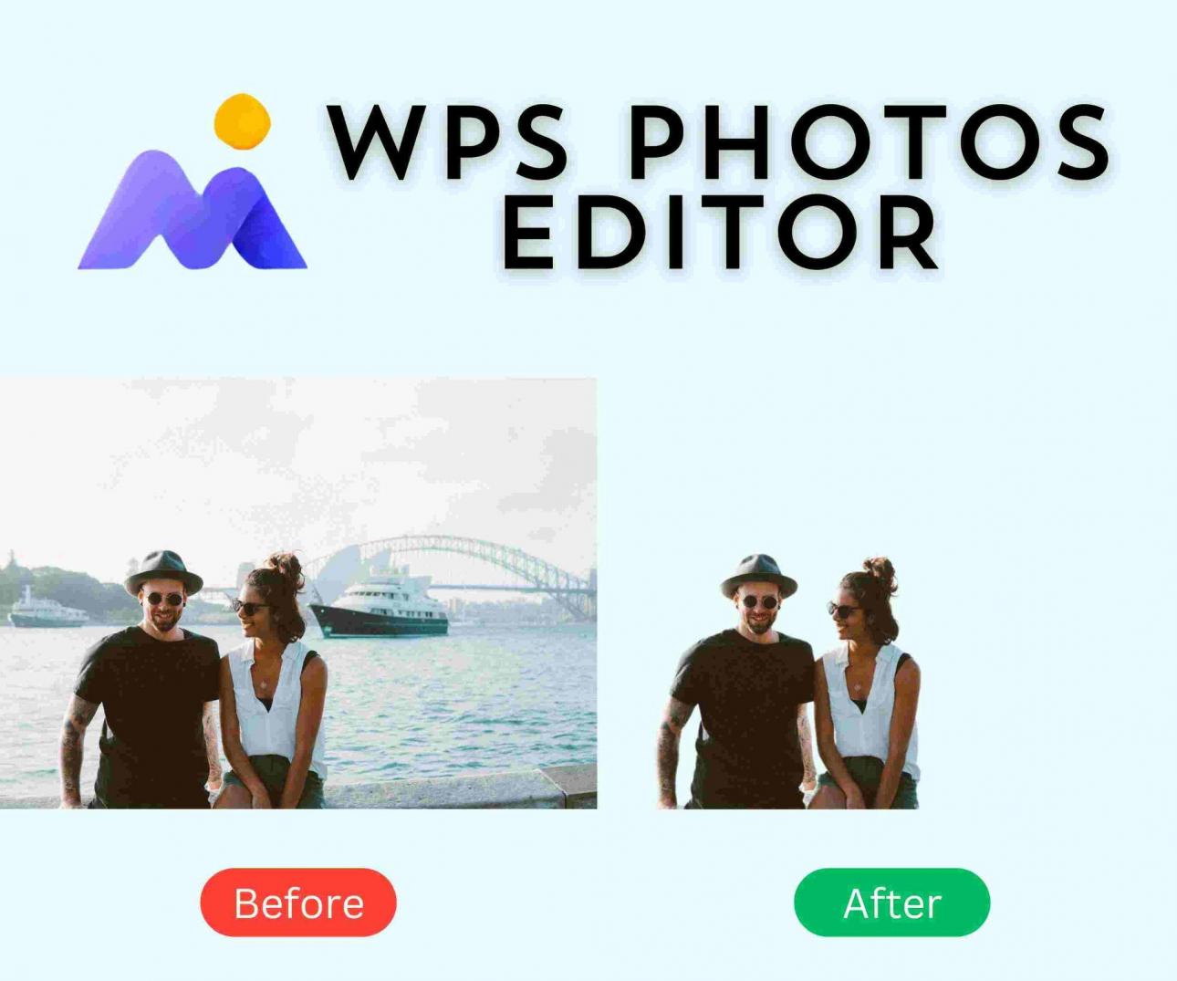 הסרת רקע מתמונות באמצעות WPS AI