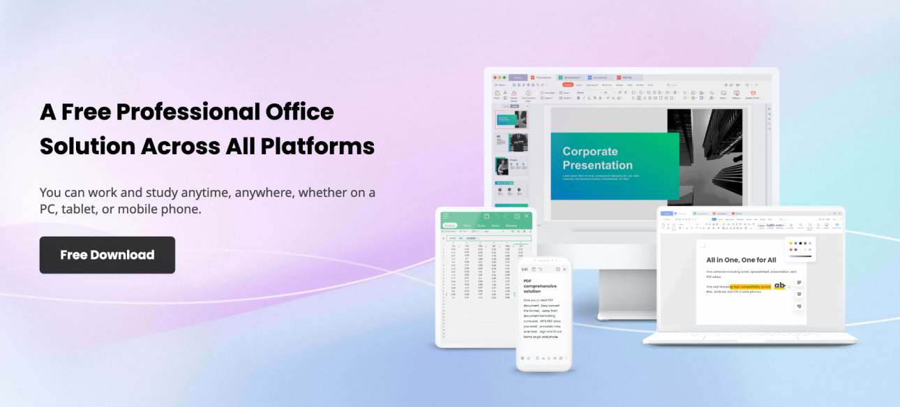 “WPS Office features”