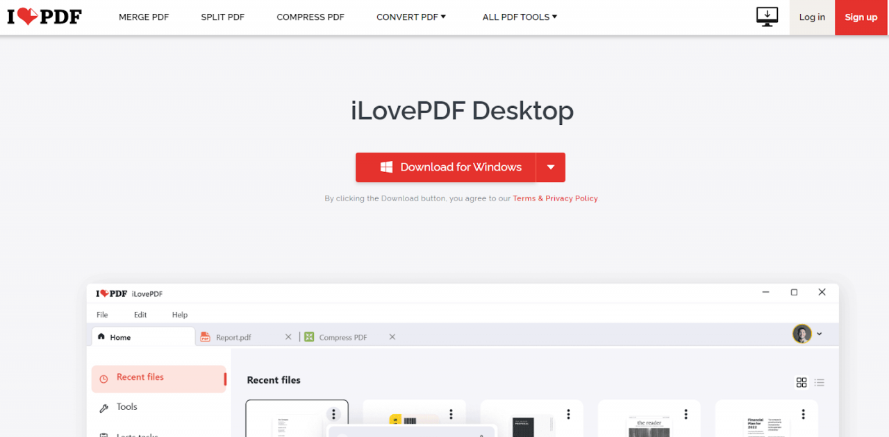 iLovePDF desktop