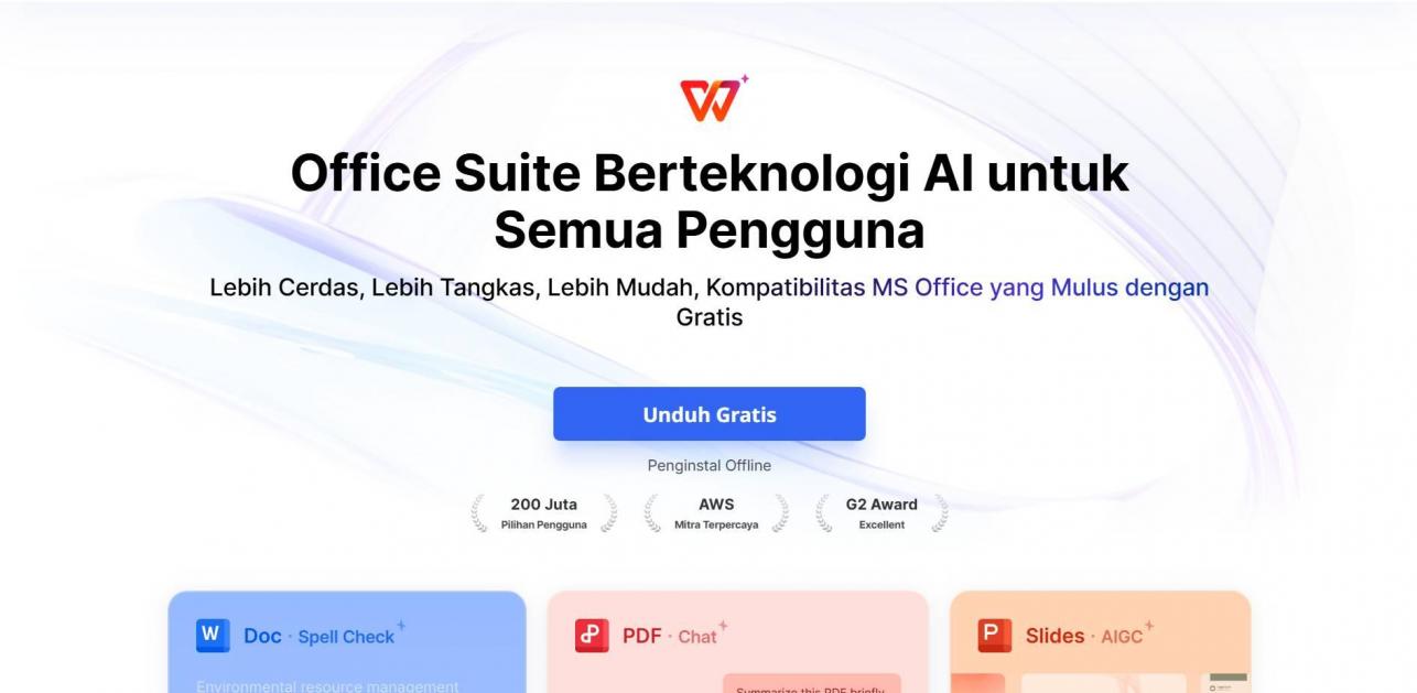 WPS Office alternatif aplikasi gratis dan terbaik
