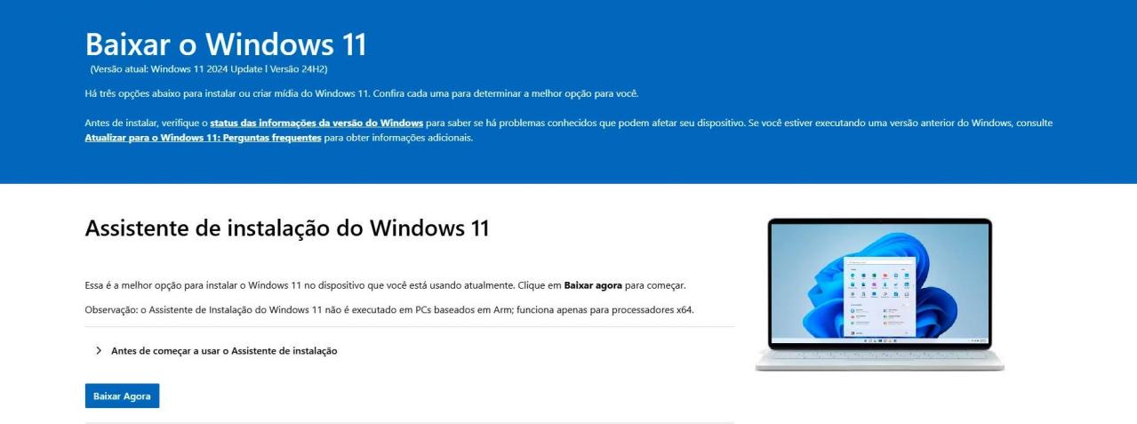 site de download do Windows