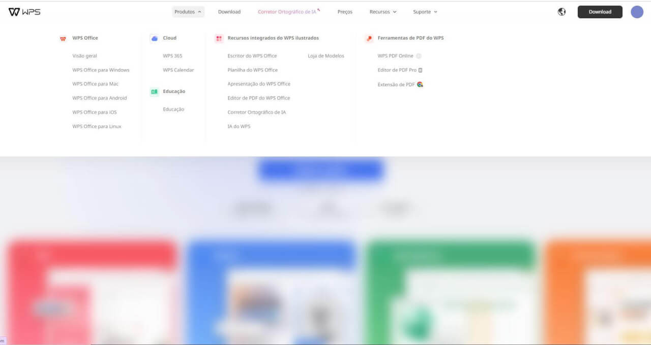 site do WPS Office