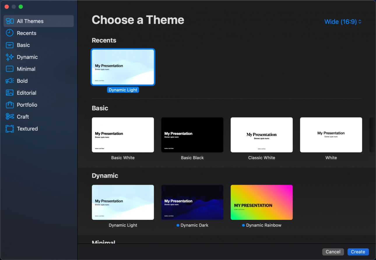 keynote homepage