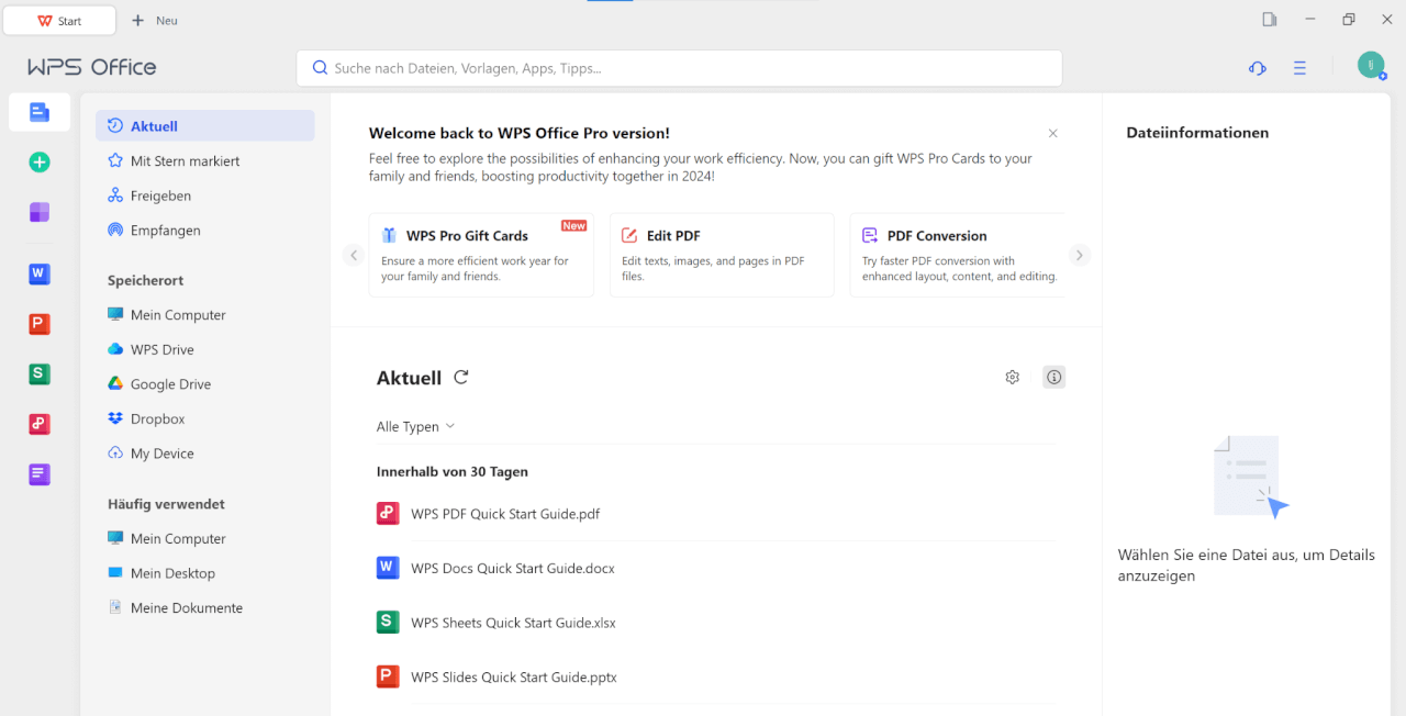 Zugriff auf unbegrenzte WPS-Tools