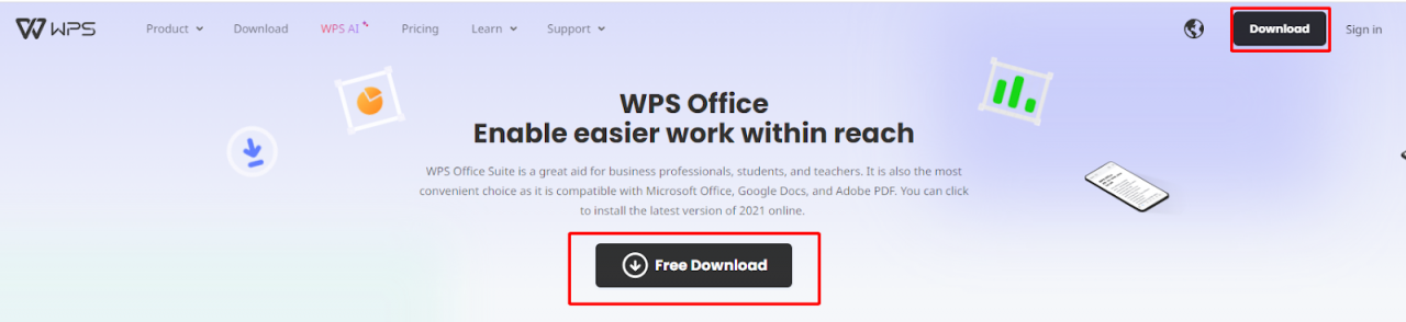 İndir düğmesine tıklayın