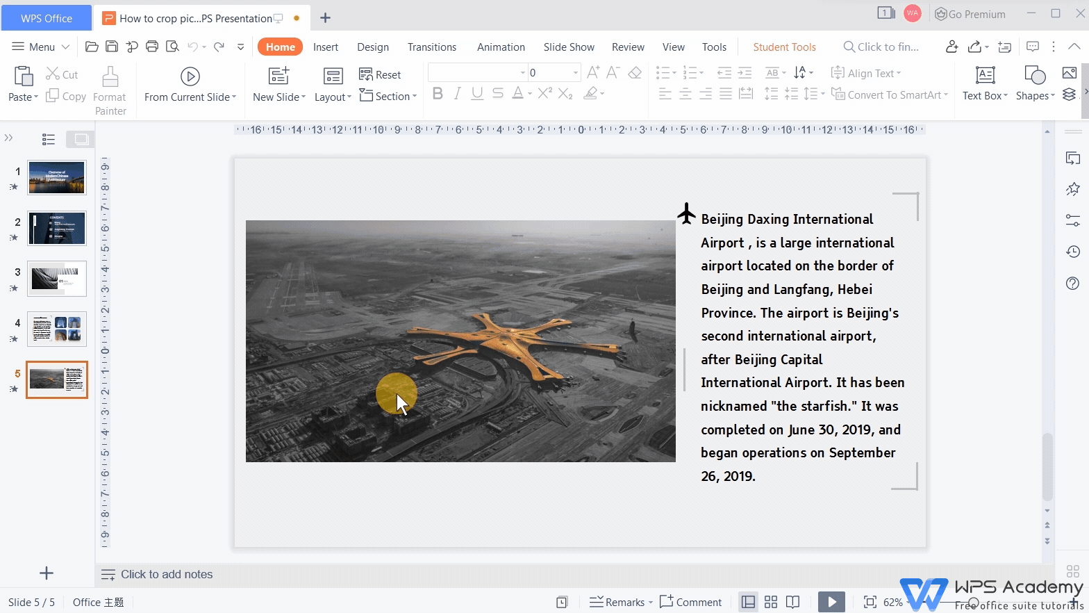 How to crop pictures in WPS Presentation | WPS Office Academy