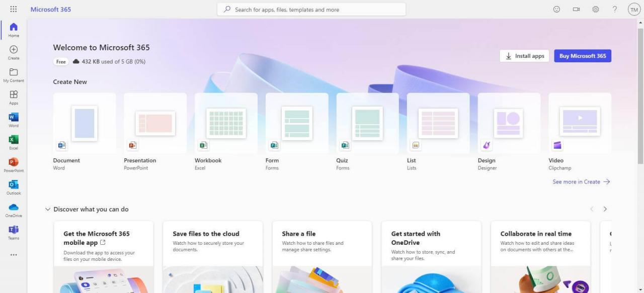  Microsoft 365 Online
