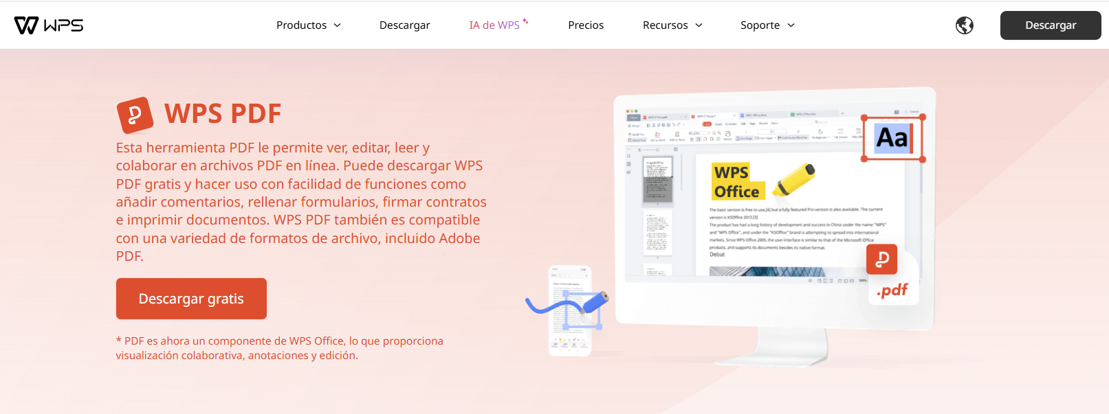 WPS PDF Editor.