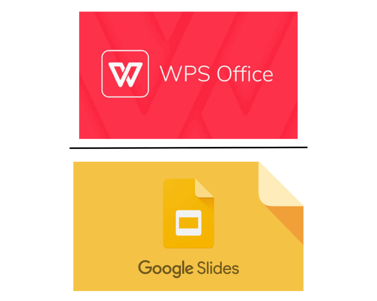 Comparação entre Google Slides e WPS Office
