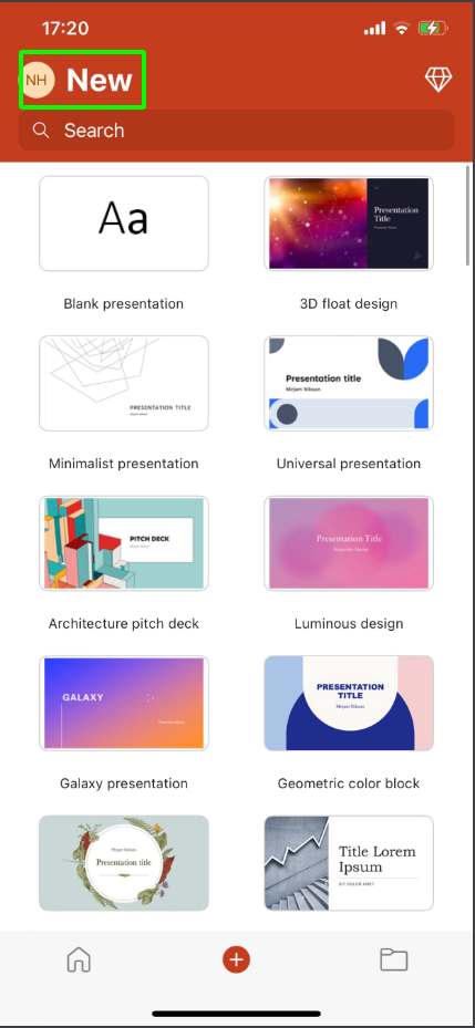 Tap on your pictures