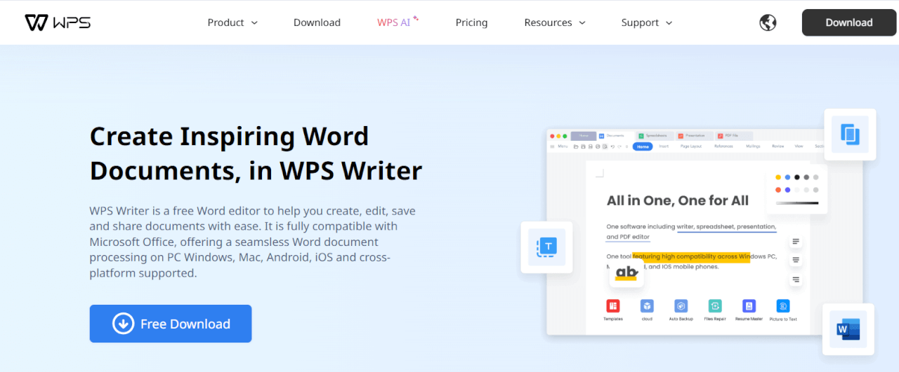 WPS Writer