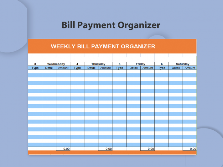 10 Bill Book Formats Free Download
