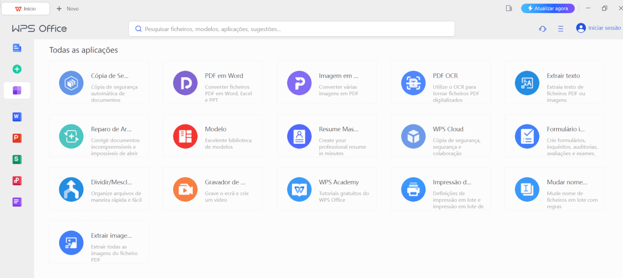 Ferramentas poderosas do WPS Office