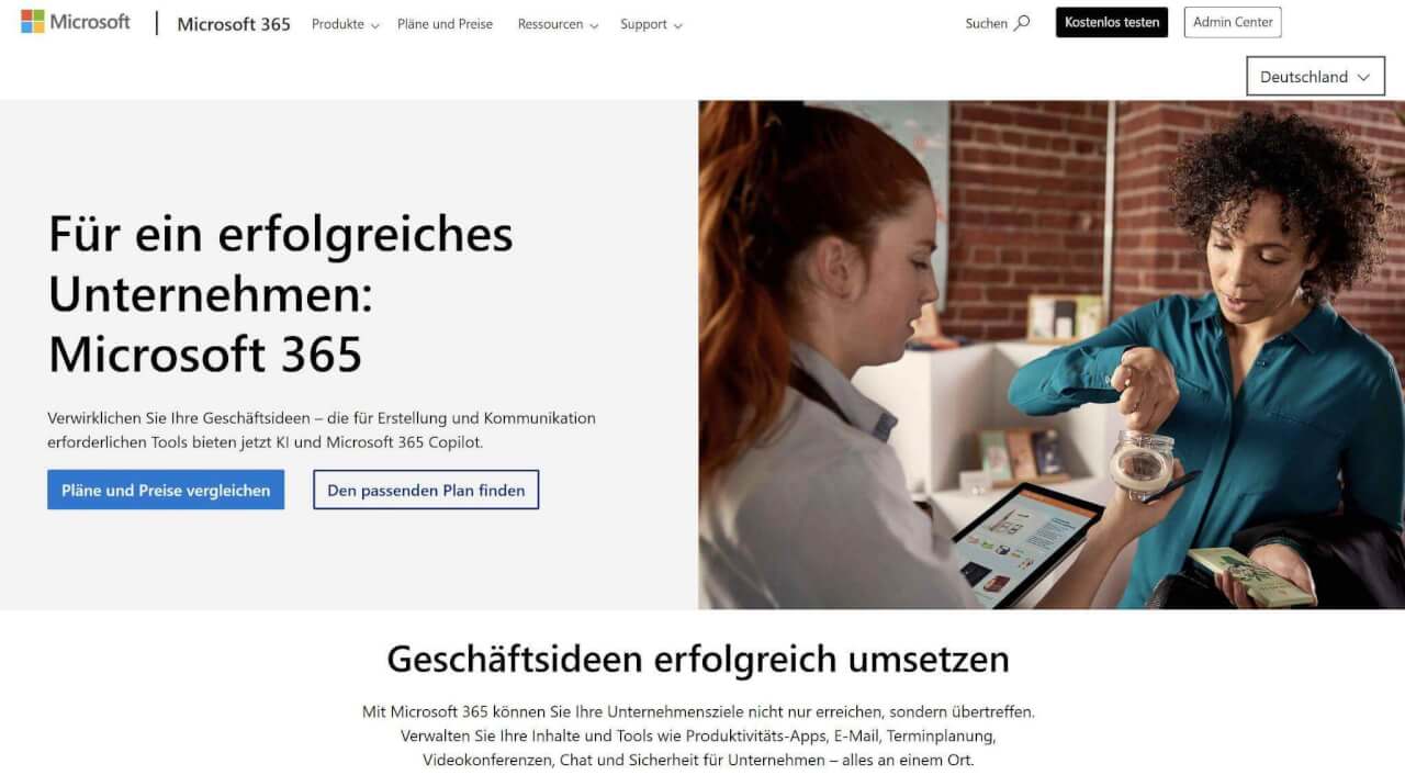 Microsoft 365 Website