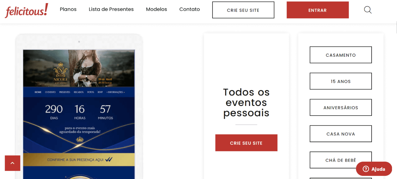 interface do felicitous