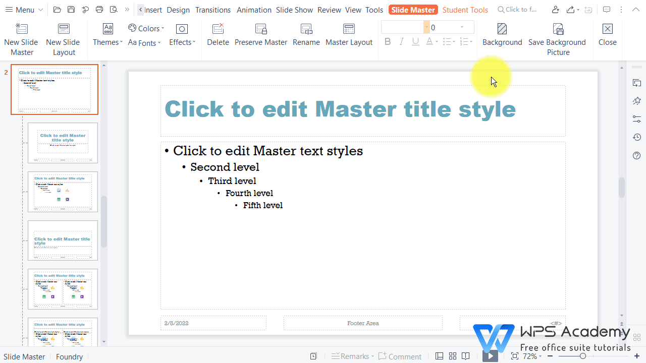 Create own PowerPoint theme (Slide Master) in WPS Office WPS Office Academy