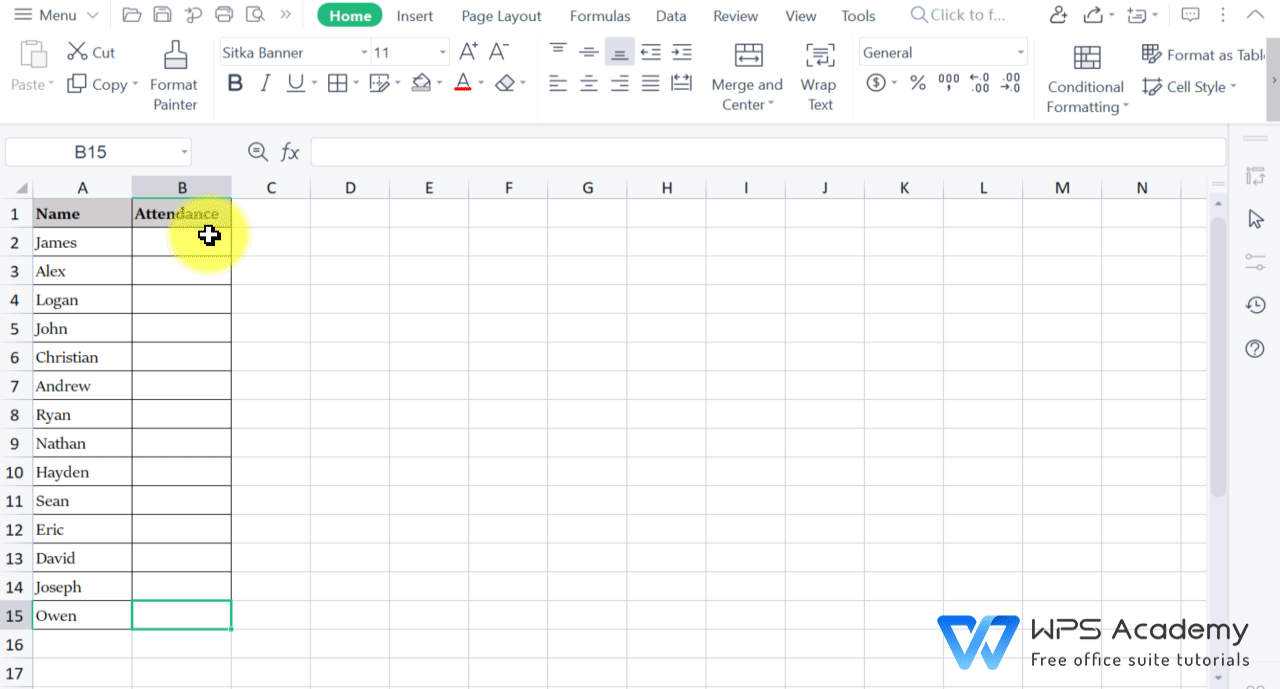 How to create a dropdown list in WPS Spreadsheets | WPS Office Academy