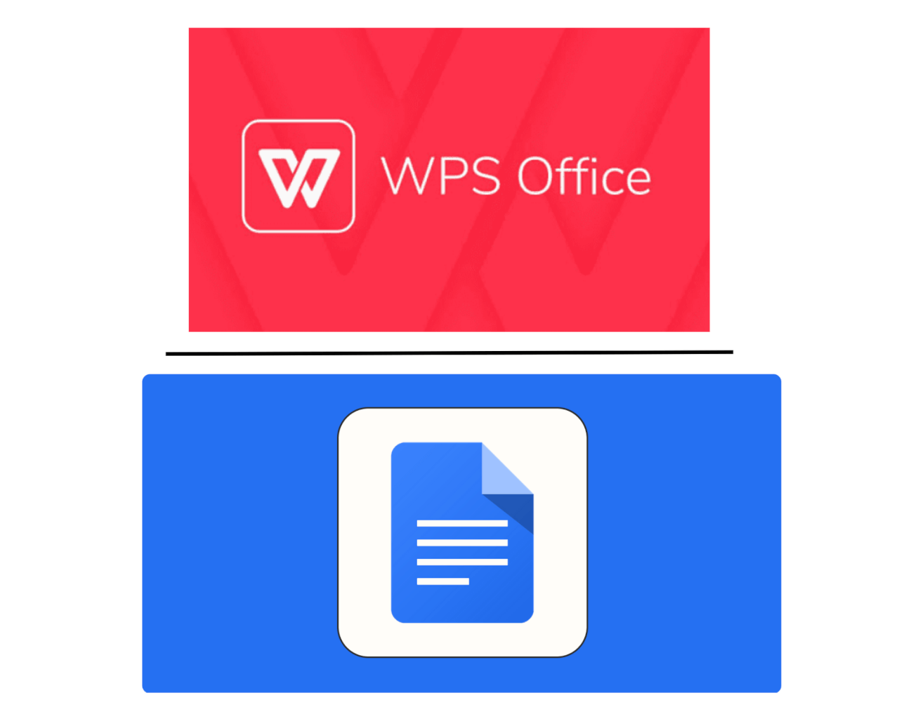 Comparaison WPS Office et Google Docs