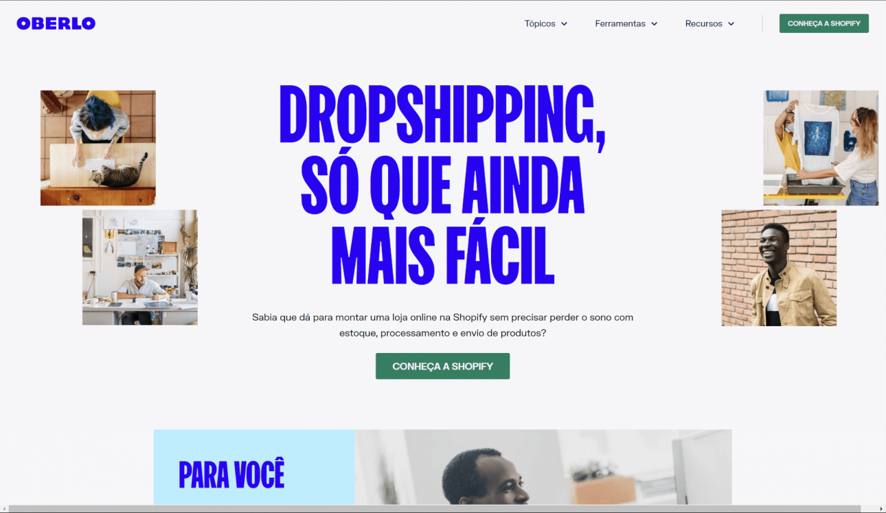 Gerador de Slogans Oberlo