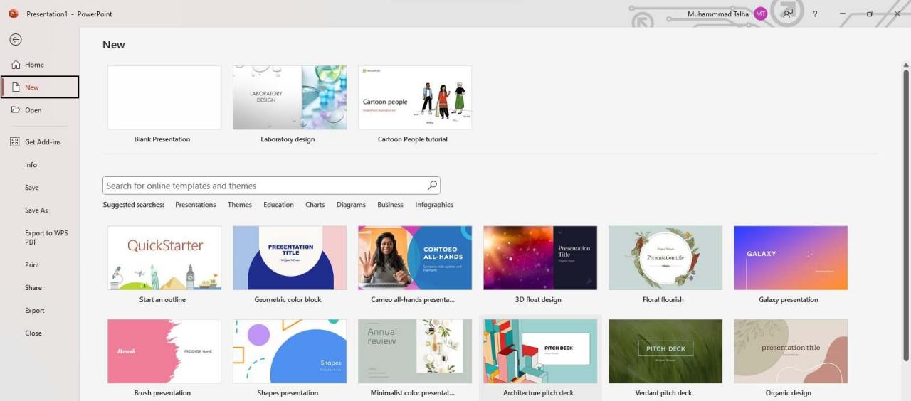 PowerPoint Dashboard
