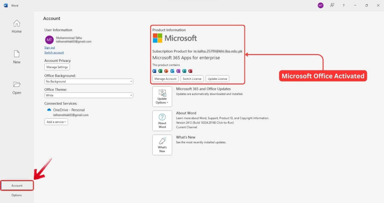 Office Suite geactiveerd met behulp van Office Customization Tool
