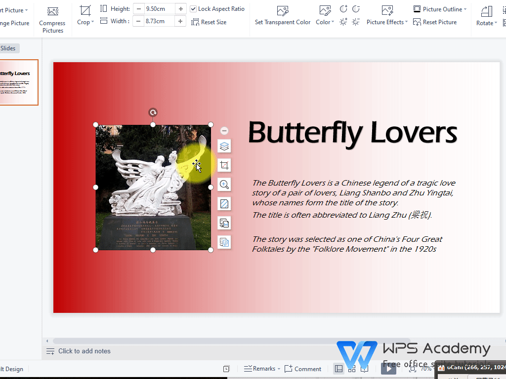 How to crop at an angle in powerpoint WPS Office Quick Tutorials Online