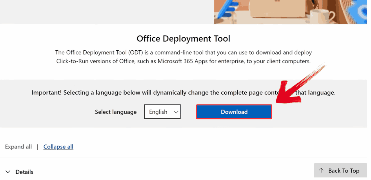 Download Office Deployment Tool