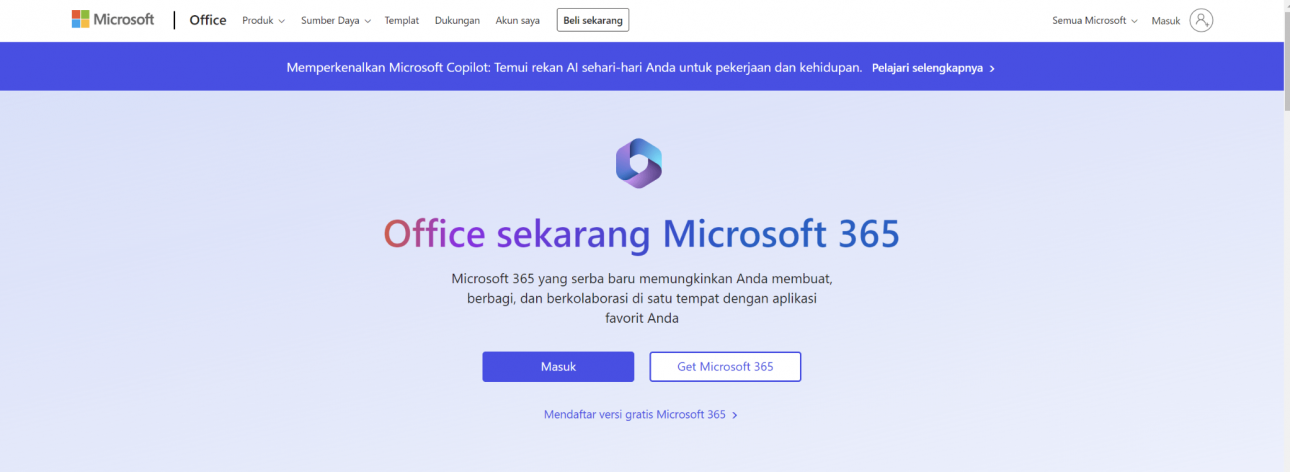Situs web Microsoft