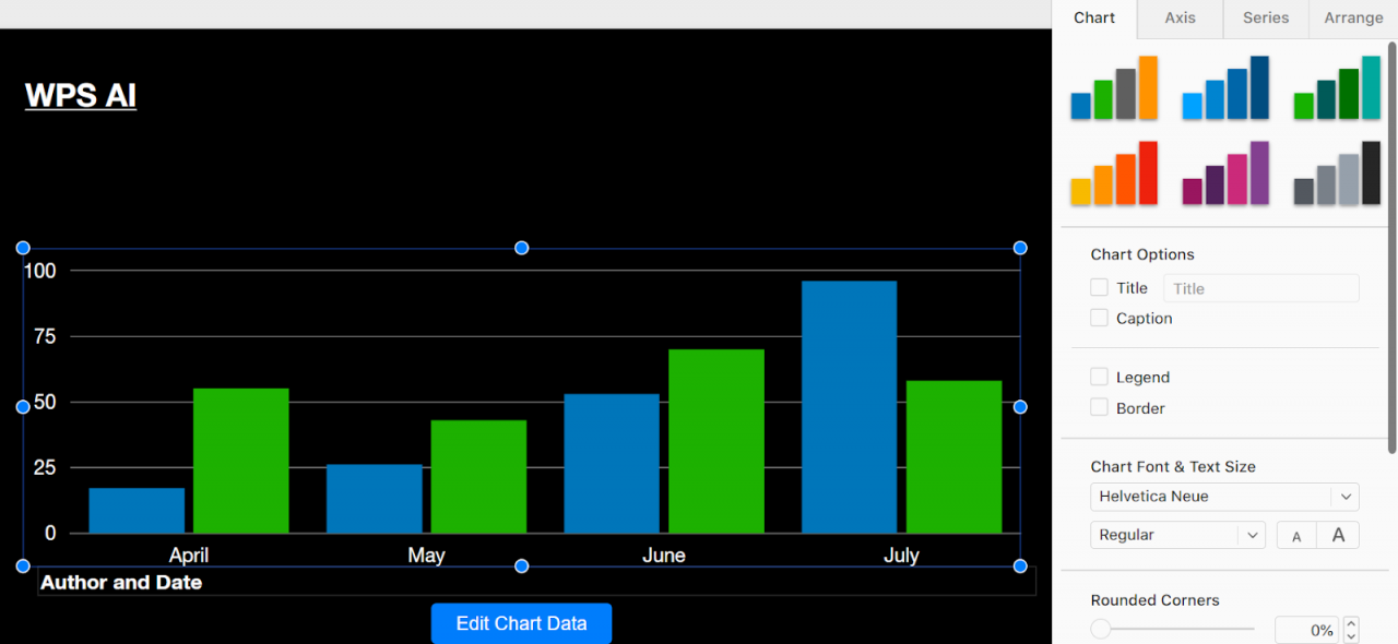 Diagram testreszabása