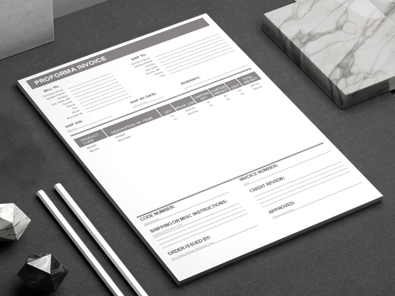 Factura proforma Popular