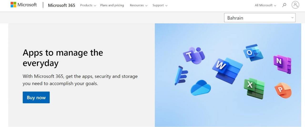 Site do Microsoft Office