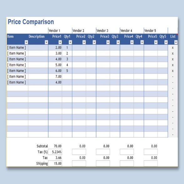 Purchase Order Log Template Excel