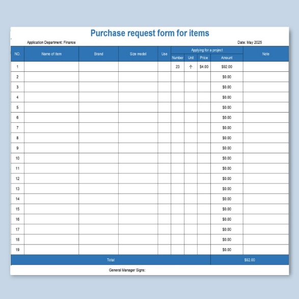 Purchase order template excel free download 2022 | WPS Office Academy